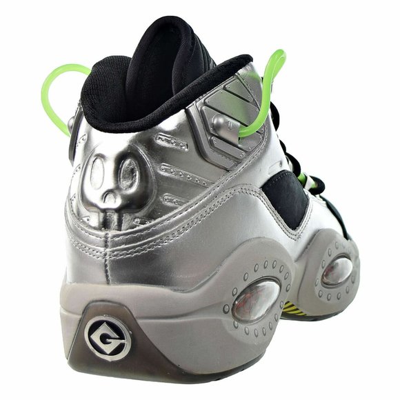 NEW Reebok Question Minions Gru's Lab FW7548 Silver Black Multiple Sizes - Picture 10 of 11